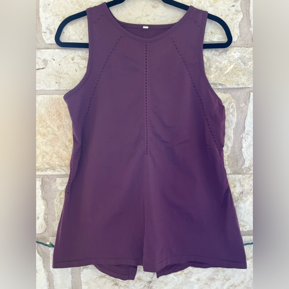Plum Athleta Foothill Tank - Picture 2 of 8